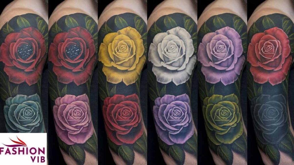 Color Symbolism in Rose Tattoos