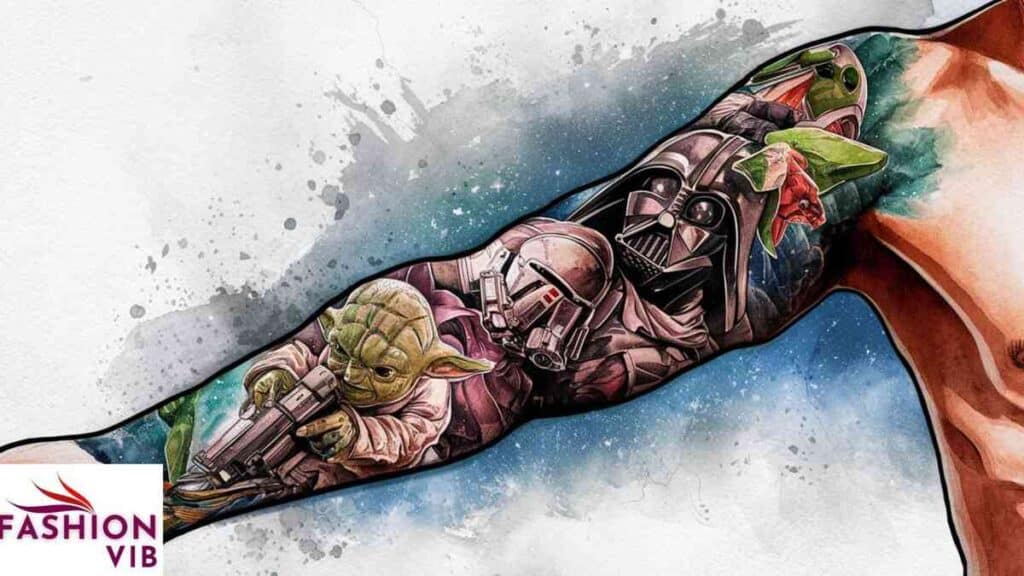 Watercolor Star Wars Tattoos