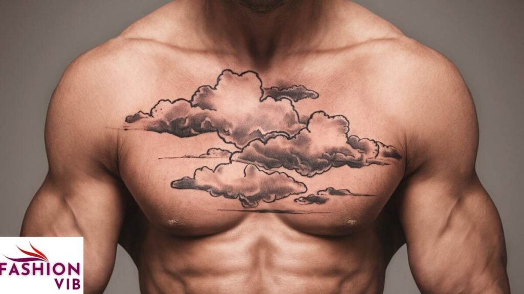 Minimalist clouding tattoo